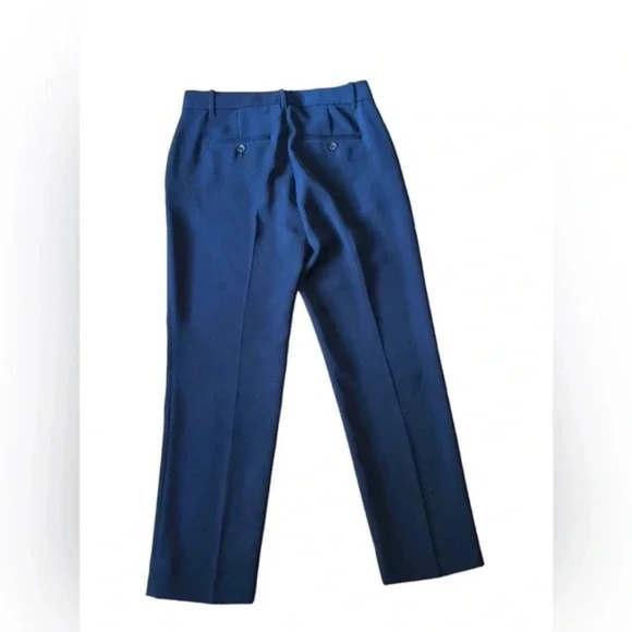 VINCE - Soft Tailored Trouser Womens Sz 6 Lightweight dark Navy Blue - Picture 9 of 9